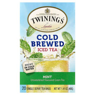 <img alt="Twinings, Cold Brewed Iced Tea, Green Tea, Mint, Unsweetened, 20 Single Serve Tea Bags, 1.41 oz (40 g)" title="Twinings, Cold Brewed Iced Tea, Green Tea, Mint, Unsweetened, 20 Single Serve Tea Bags, 1.41 oz (40 g),070177261702"