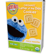 Earths Best, Organic Letter of the Day Cookies, Very Vanilla, 5.3 oz (150 g)