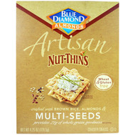 3 PACK of Blue Diamond Artisan Nut-Thins Cracker Snacks Multi-Seeds -- 4.25 oz