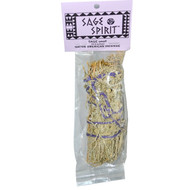 3 PACK of Sage Spirit, Native American Incense, Sage, Small (4-5 Inches), 1 Smudge Wand