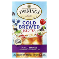 <img alt="Twinings, Cold Brewed Iced Tea, Black Tea, Mixed Berries, Unsweetened, 20 Single Serve Tea Bags, 1.41 oz (40 g)" title="Twinings, Cold Brewed Iced Tea, Black Tea, Mixed Berries, Unsweetened, 20 Single Serve Tea Bags, 1.41 oz (40 g),070177261696"