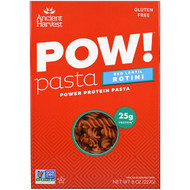 3 PACK of Ancient Harvest POW Pasta Red Lentil Rotini -- 8 oz