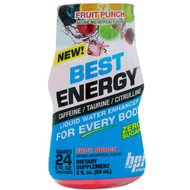 BPI Sports, Best Energy, Liquid Water Enhancer, Fruit Punch, 2 fl oz (60 ml)
