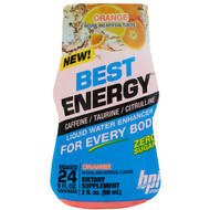 BPI Sports, Best Energy, Liquid Water Enhancer, Orange, 2 fl oz (60 ml)