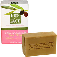 3 PACK OF Kiss My Face, Olive & Chamomile Soap Bar, 8 oz (230 g)