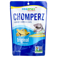<img alt="SeaSnax, Chomperz, Crunchy Seaweed Chips, Original, 1 oz (30 g)" title="SeaSnax, Chomperz, Crunchy Seaweed Chips, Original, 1 oz (30 g),811201020205"
