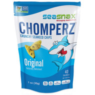 3 PACK OF SeaSnax, Chomperz, Crunchy Seaweed Chips, Original, 1 oz (30 g)