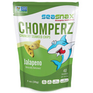 3 PACK OF SeaSnax, Chomperz, Crunchy Seaweed Chips, Jalapeno, 1 oz (30 g)