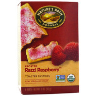 3 PACK of Natures Path Organic Toaster Pastries Raspberry Frosted -- 11 oz