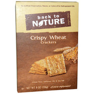 3 PACK of Back To Nature Crackers Crispy Wheat -- 8 oz
