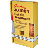 Queen Helene, Jojoba Hot Oil Treatment, 3 Resealable Tubes, 1 fl oz (30 ml) Each (5 PACK)