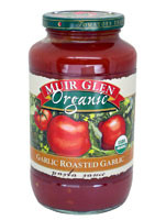 3 PACK of Muir Glen Organic Pasta Sauce Roasted Garlic -- 25.5 fl oz