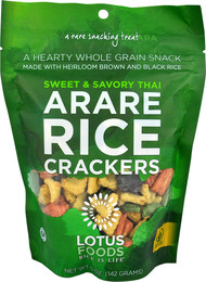 Lotus Foods, Arare Rice Crackers, Sweet & Savory Thai, 5 oz (142g) (Discontinued Item)