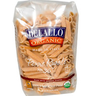 3 PACK of Delallo Organic Penne Rigate Pasta No.36 -- 1 lb