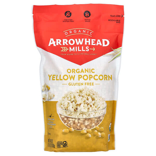 <img alt="Arrowhead Mills, Organic Yellow Popcorn, 28 oz (793 g)" title="Arrowhead Mills, Organic Yellow Popcorn, 28 oz (793 g),074333476658"