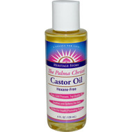 3 PACK of Heritage Store, Castor Oil, The Palma Christi, 4 fl oz (120 ml)