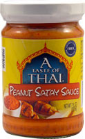 3 PACK of A Taste of Thai Peanut Satay Sauce -- 7 fl oz