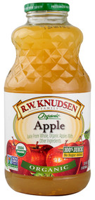3 PACK of R.W. Knudsen Family Organic Juice Apple -- 32 fl oz