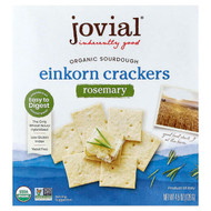 <img alt="Jovial, Organic Sourdough Einkorn Crackers, Rosemary, 4.5 oz (128 g)" title="Jovial, Organic Sourdough Einkorn Crackers, Rosemary, 4.5 oz (128 g),815421012514"