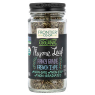 <img alt="Frontier Co-op, Organic Thyme Leaf, 0.63 oz (18 g) (Discontinued Item)" title="Frontier Co-op, Organic Thyme Leaf, 0.63 oz (18 g) (Discontinued Item),089836184184"