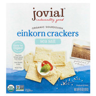 <img alt="Jovial, Organic Sourdough Einkorn Crackers, Sea Salt, 4.5 oz (128 g)" title="Jovial, Organic Sourdough Einkorn Crackers, Sea Salt, 4.5 oz (128 g),815421012507"