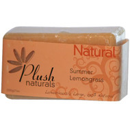 Plush Naturals, Bar Soap, Summer Lemongrass, 7 oz (200g) (5 PACK)