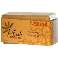 Plush Naturals, Natural, Castaway Coconut, Bar Soap, 7 oz (200 g)(5 PACK)