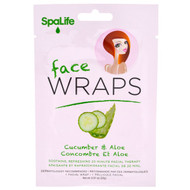 My Spa Life, Face Wraps, Cucumber & Aloe, 1 Facial Wrap