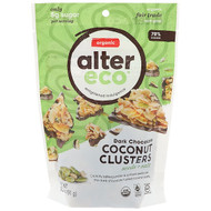 Alter Eco, Dark Chocolate Coconut Clusters, Seeds + Salt, 3.2 oz (91 g)