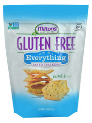 3 PACK of Miltons Gluten Free Baked Crackers Everything -- 4.5 oz