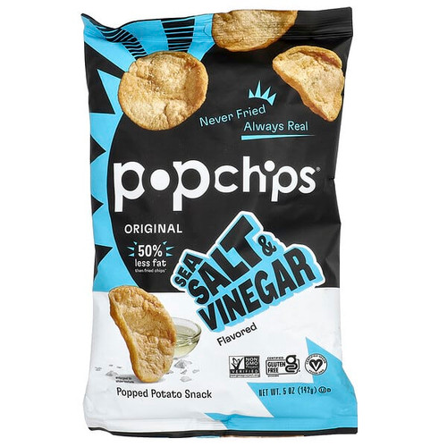 <img alt="Popchips, Original, Sea Salt & Vinegar, 5 oz (142 g)" title="Popchips, Original, Sea Salt & Vinegar, 5 oz (142 g),082666500506"
