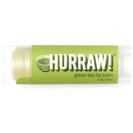 3 PACK of Hurraw! Balm, Lip Balm, Green Tea, .15 oz (4.3 g)