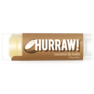 3 PACK of Hurraw! Balm, Lip Balm, Coconut, .15 oz (4.3 g)