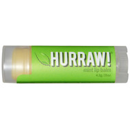3 PACK of Hurraw! Balm, Lip Balm, Mint, .15 oz (4.3 g)