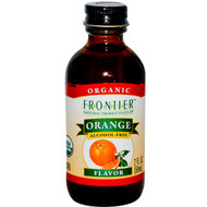 Frontier Natural Products, Organic Orange Flavor, Alcohol-Free, 2 fl oz (59 ml)