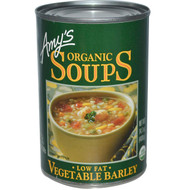 3 PACK of Amys Organic Soup Low Fat Vegetable Barley -- 14.1 fl oz