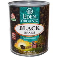 3 PACK OF Eden Foods, Organic, Black Beans, 29 oz (822 g)