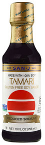3 PACK of San-J Reduced Sodium Tamari Soy Sauce -- 10 fl oz
