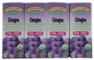 3 PACK of R.W. Knudsen Family Organic Juice Grape -- 4 Boxes