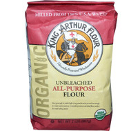 3 PACK of King Arthur Flour Organic Unbleached All Purpose Flour -- 2 lbs
