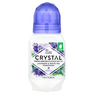 <img alt="CRYSTAL, Mineral-Enriched Deodorant Roll-On, Lavender & White Tea, 2.25 fl oz (66 ml)" title="CRYSTAL, Mineral-Enriched Deodorant Roll-On, Lavender & White Tea, 2.25 fl oz (66 ml),086449216615"