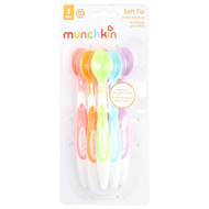 <img alt="Munchkin, Soft-Tip Infant Spoons, 3 Months+, 6 Count" title="Munchkin, Soft-Tip Infant Spoons, 3 Months+, 6 Count,735282100628"