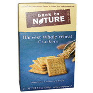 3 PACK of Back To Nature Crackers Harvest Whole Wheat -- 8.5 oz