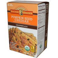 Dr. Kracker, Pumpkin Seed Cheddar Crispbreads, 8 Crisp Breads, 7 oz (200 g)