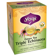 Yogi Tea, Green Tea Triple Echinacea, 16 Tea Bags, 1.12 oz (32 g) (5 PACK)