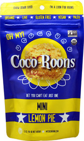 Wonderfully Raw, Organic Mini Coco-Roons Gluten Free, Lemon - 2 oz