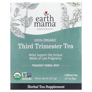 <img alt="Earth Mama, Organics, 100 Organic Third Trimester Tea, Mint, Caffeine Free, 16 Tea Bags, 0.96 oz (27.2 g)" title="Earth Mama, Organics, 100 Organic Third Trimester Tea, Mint, Caffeine Free, 16 Tea Bags, 0.96 oz (27.2 g),859220010159"