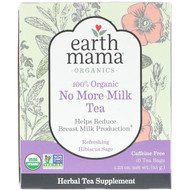 3 PACK of Earth Mama 100% Organic No More Milk Tea -- 16 Tea Bags