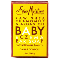 3 PACK of Shea Moisture, Baby Eczema Bar Soap, Raw Shea Chamomile & Argan Oil, 5 oz (141 g)