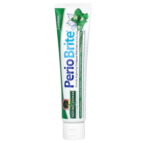 <img alt="Natures Answer, PerioBrite, Toothpaste with Xylitol, Cool Mint, 4 oz (113.4 g)" title="Natures Answer, PerioBrite, Toothpaste with Xylitol, Cool Mint, 4 oz (113.4 g),083000016400"